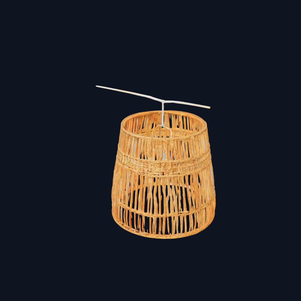 Rattan Pendant Lamp Model Pack